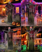 👻 6FT Animated Halloween Skeleton Ghost