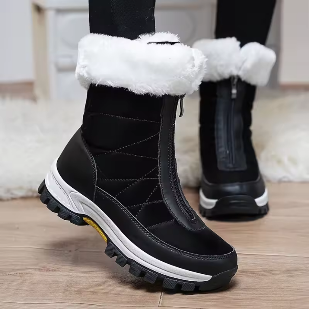 🔥 LAST DAY 49% OFF 🔥 Women’s Cozy Winter Snow Boots – Plush Warmth, Non-Slip Grip & Easy Zipper Design