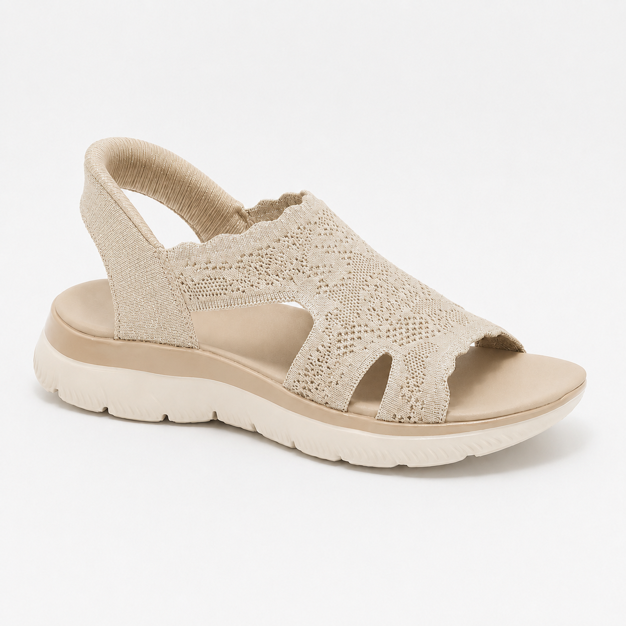 50% OFF Today Only! Slip-ins Summits Crochet Knit Sandals