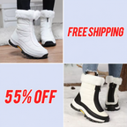 🔥 LAST DAY 49% OFF 🔥 Women’s Cozy Winter Snow Boots – Plush Warmth, Non-Slip Grip & Easy Zipper Design
